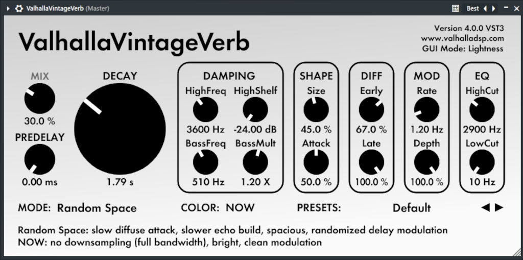 Valhalla VintageVerb